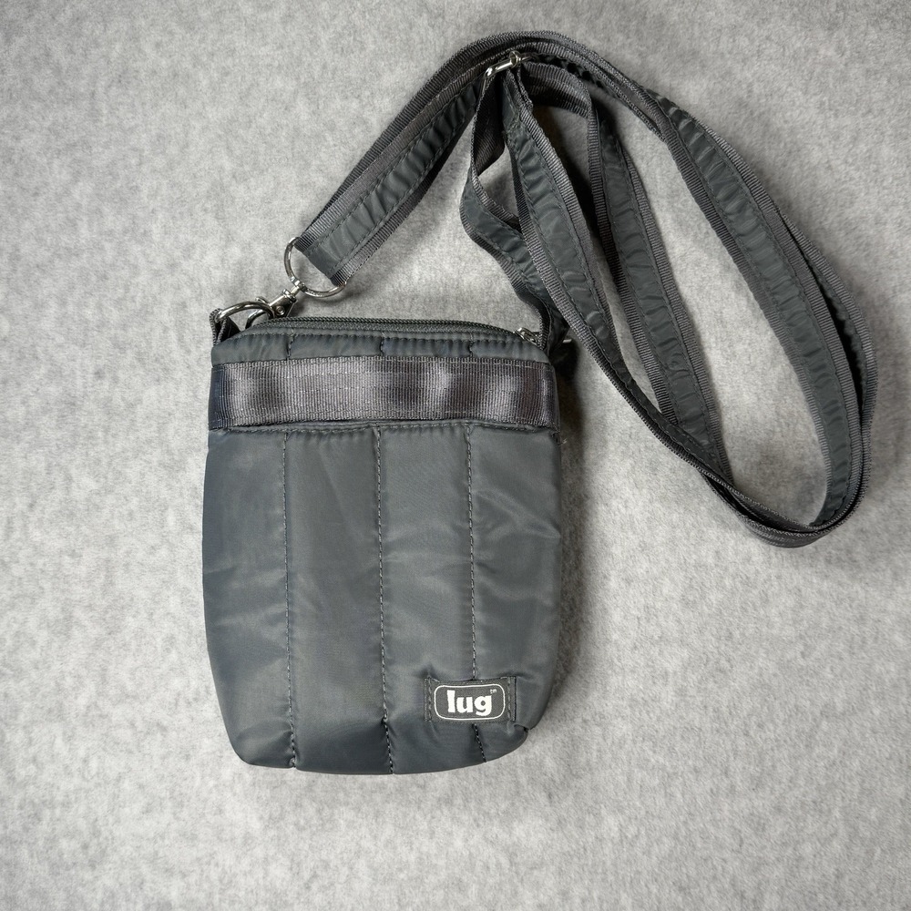 Lug Hopper‎ Mini Crossbody Bag – Gray Nylon Travel Purse